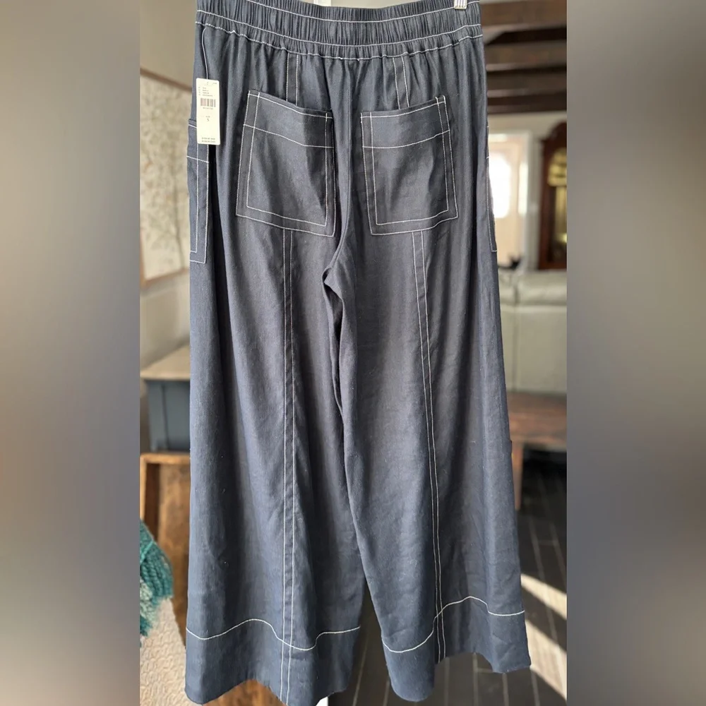 Anthropologie Maeve La Ponche Pull-On Wide-Leg Pants - Picture 10 of 10